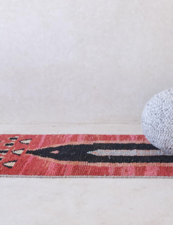 AFK Living vloerkleed Berber - handgemaakt - Wol - 72 x 397 cm