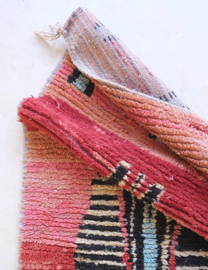 AFK Living vloerkleed Berber - handgemaakt - Wol - 72 x 397 cm