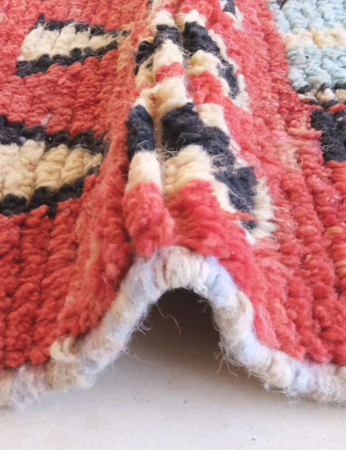 AFK Living vloerkleed Berber - handgemaakt - Wol - 72 x 397 cm