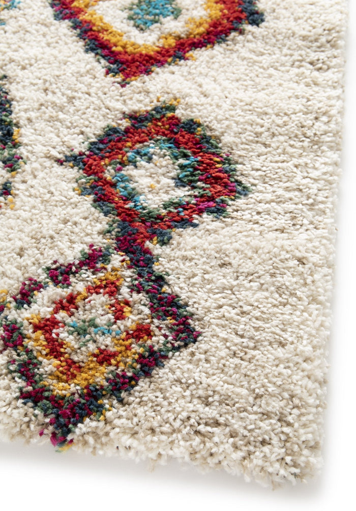 AFK Living vloerkleed Native - shaggy - veelkleurig