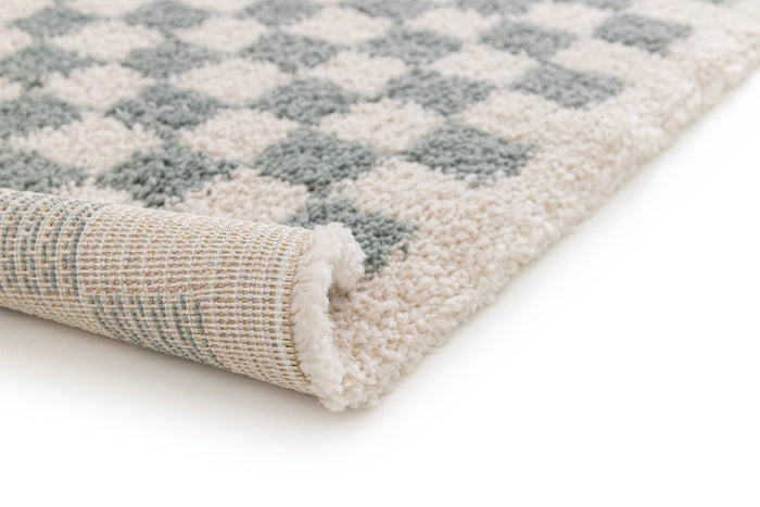 AFK Living vloerkleed Checkers - zeer zacht - groen