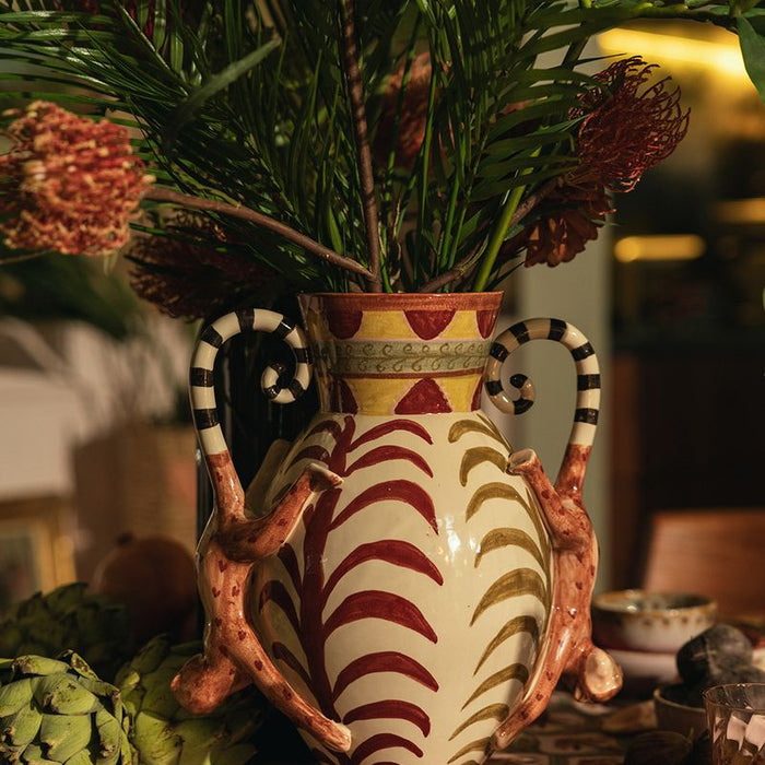 Sissy-Boy Multicolour vaas met apen