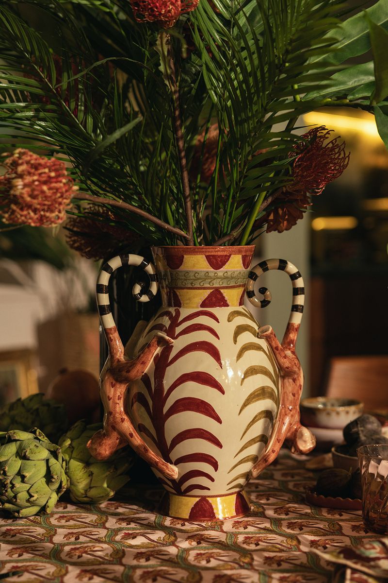 Sissy-Boy Multicolour vaas met apen