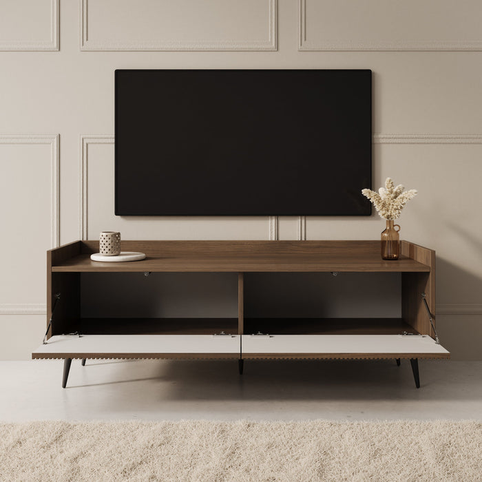 Meubella - Asty - TV-Meubel - Donker eiken - 121 cm