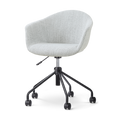 Nolon Nout-Otis bureaustoel grijs melange - zwart onderstel