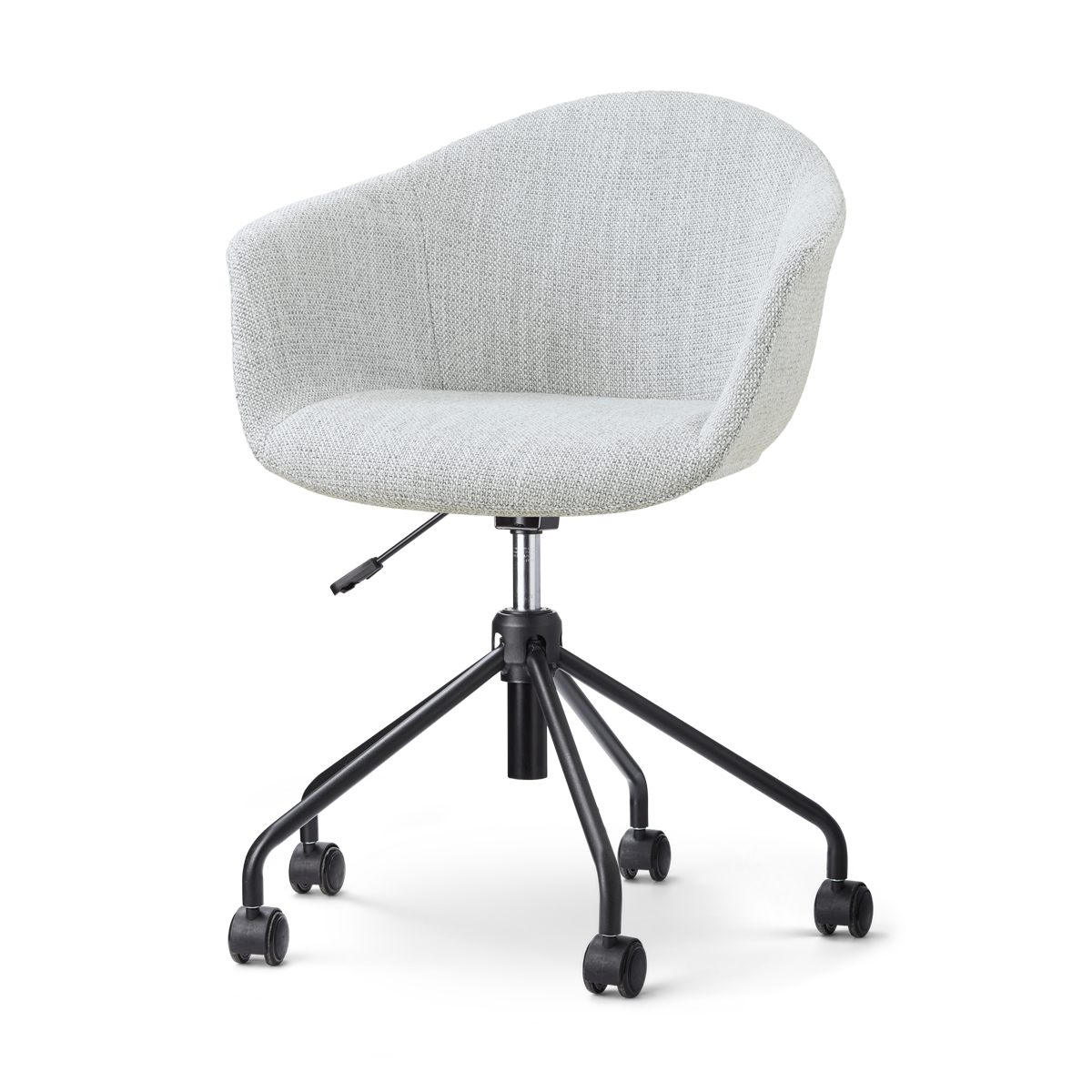 Nolon Nout-Otis bureaustoel grijs melange - zwart onderstel