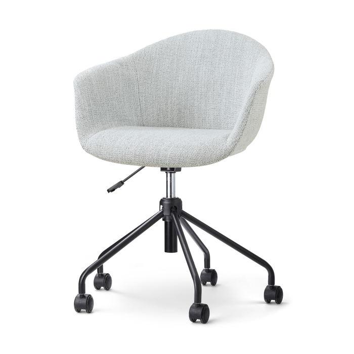 Nolon Nout-Otis bureaustoel grijs melange - zwart onderstel