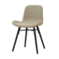 Nolon Nena-Fé Eetkamerstoel Taupe Melange - Zwart Houten Onderstel