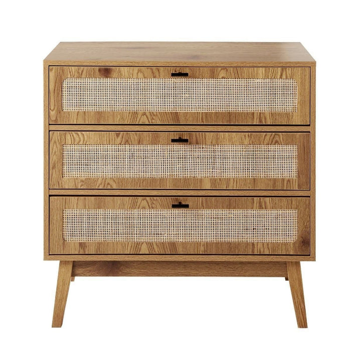 Calicosy - Ladekast 3 laden ALIA - L80 cm - Rotan