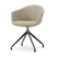 Nolon Nola-Otis Draaibare Eetkamerstoel Taupe Melange - Zwart
