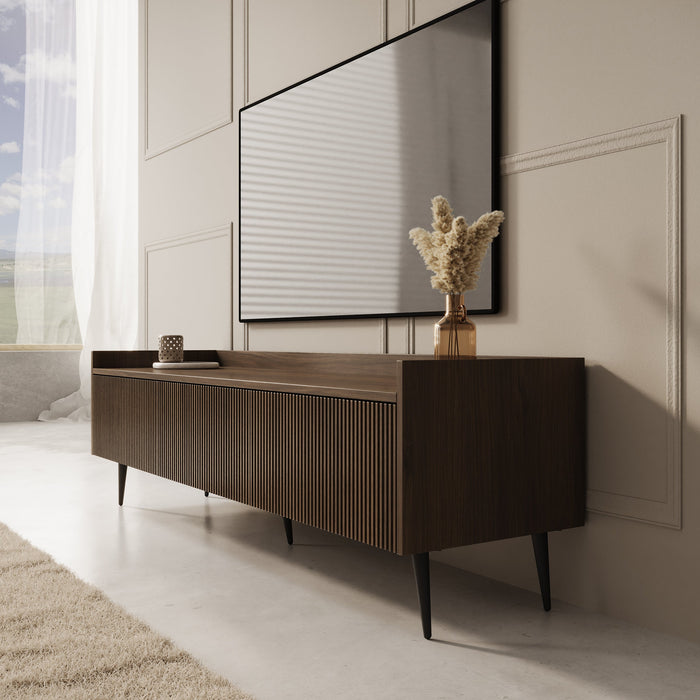 Meubella - Asty - TV-Meubel - Donker eiken - 150 cm