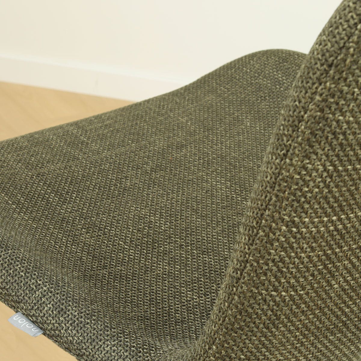 Nolon Nena-Fé eetkamerstoel forestgroen - zwart houten onderstel