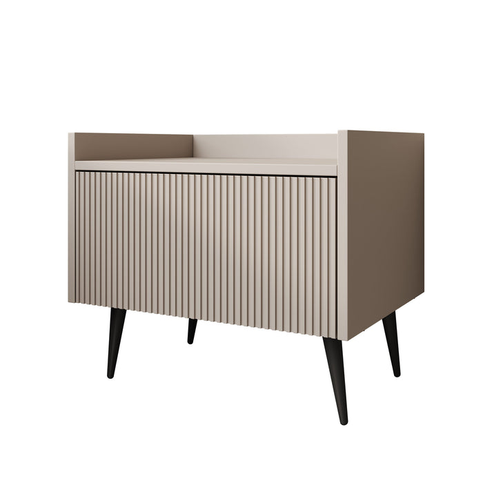 Meubella - Asty - Nachtkastje - Beige