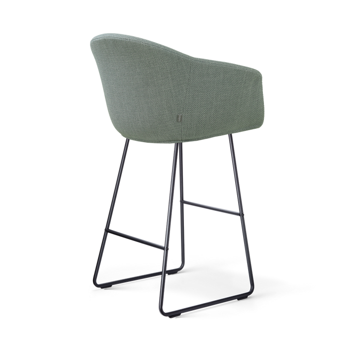 Nolon Nino-Otis barkruk saliegroen - zwart onderstel - 75 cm