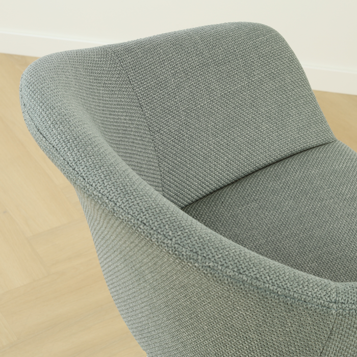 Nolon Nino-Otis barkruk saliegroen - zwart onderstel - 75 cm