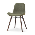 Nolon Nena-Fé Eetkamerstoel Forestgroen - Walnoot Houten Onderstel