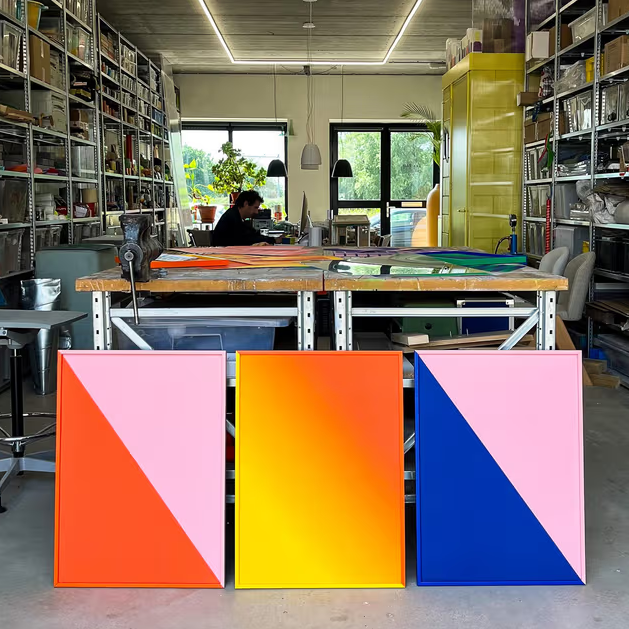 Paper Collective Frame Lijst 50 x 70 cm - Yellow / Orange