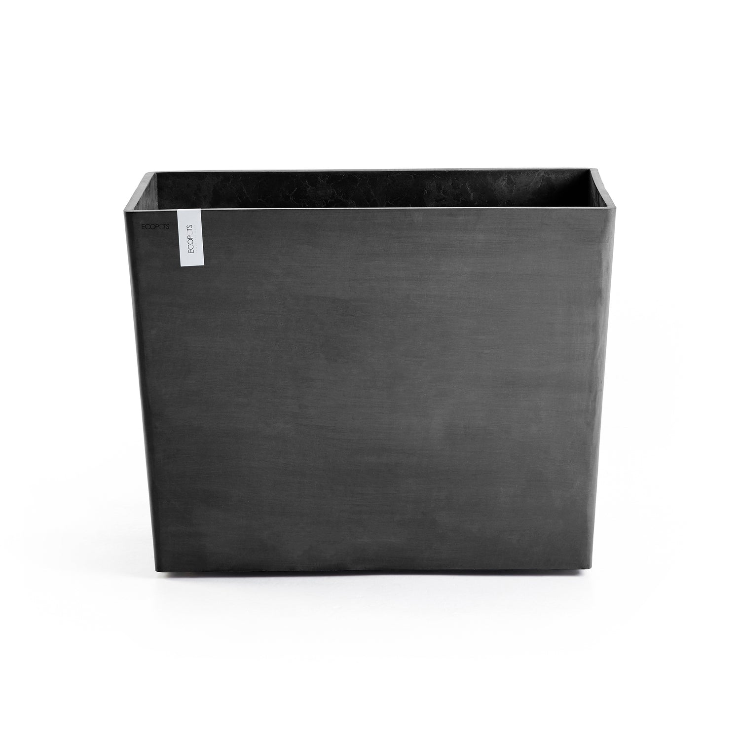 Ecopots Paris Bloempot Met Wielen B 85 x D 40 cm - Donkergrijs