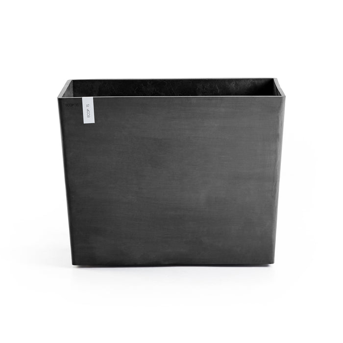 Ecopots Paris Bloempot Met Wielen B 85 x D 40 cm - Donkergrijs