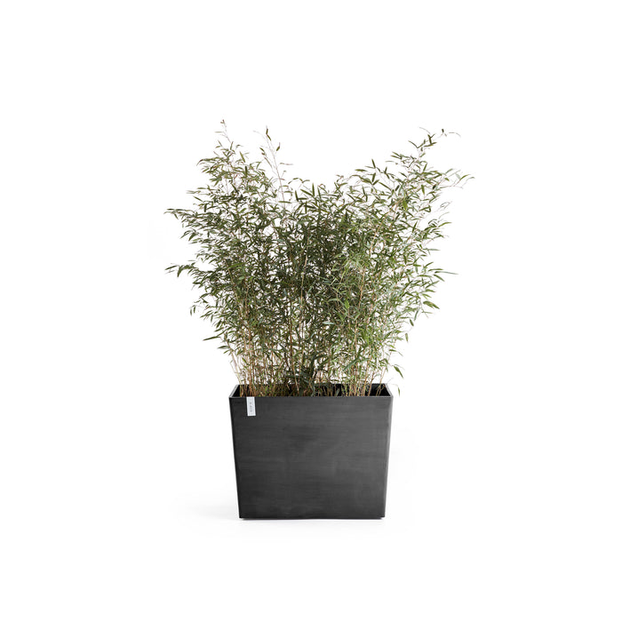 Ecopots Paris Bloempot Met Wielen B 85 x D 40 cm - Donkergrijs