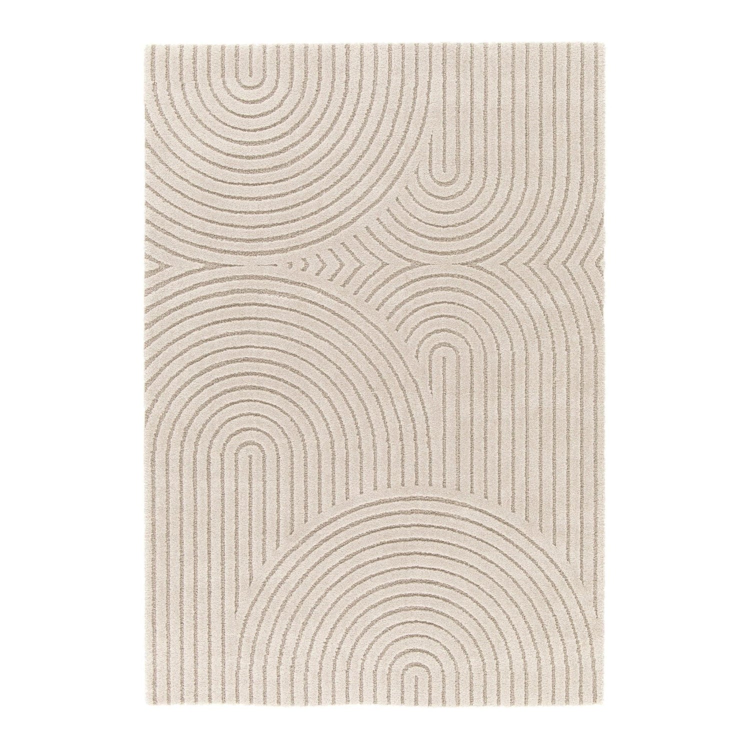 AFK Living vloerkleed Groove - reliëfeffect - beige