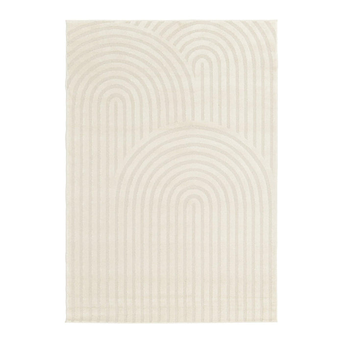 AFK Living vloerkleed Arcade - reliëfeffect - beige