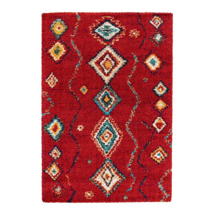 AFK Living vloerkleed  Native - shaggy - rood