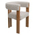 DÉJA Living - Fauteuil Beige Stof - Naturel - 67x60x70cm - Aragon