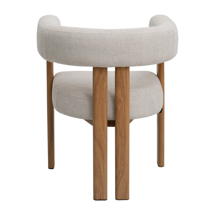 DÉJA Living - Fauteuil Beige Stof - Naturel - 67x60x70cm - Aragon