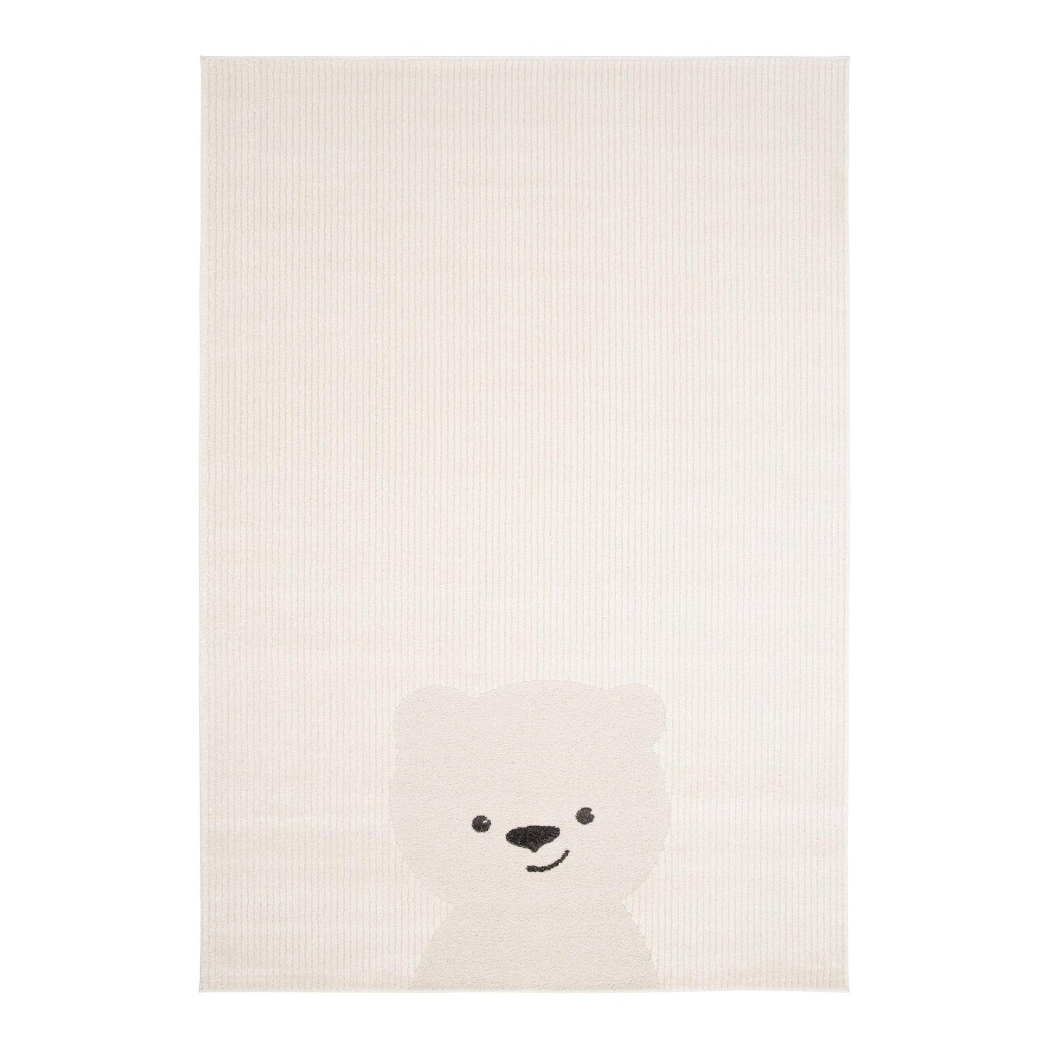 AFK Living vloerkleed Ourson - voor kinderen - wit