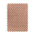 AFK Living vloerkleed  Checkers - shaggy - terracotta