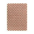 AFK Living vloerkleed  Checkers - shaggy - terracotta