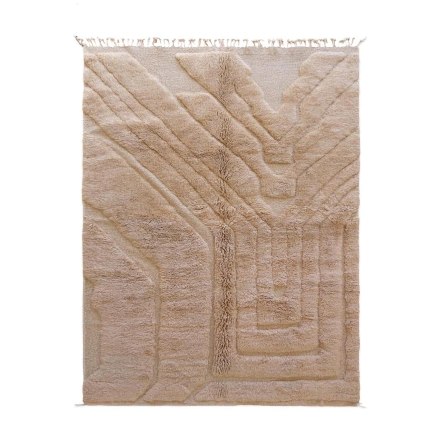 AFK Living vloerkleed Berber - handgemaakt - Wol - 203 x 323 cm