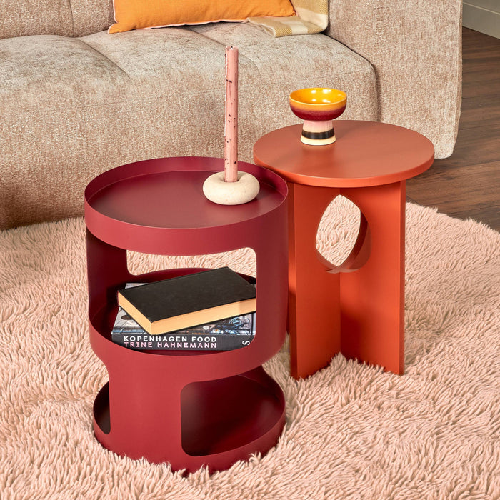 by fonQ Fuzz Vloerkleed Ø 200 cm - Roze