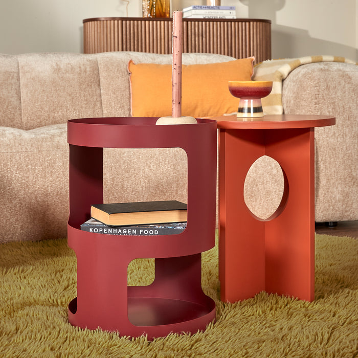 by fonQ Fuzz Vloerkleed Ø 200 cm - Olijfgroen