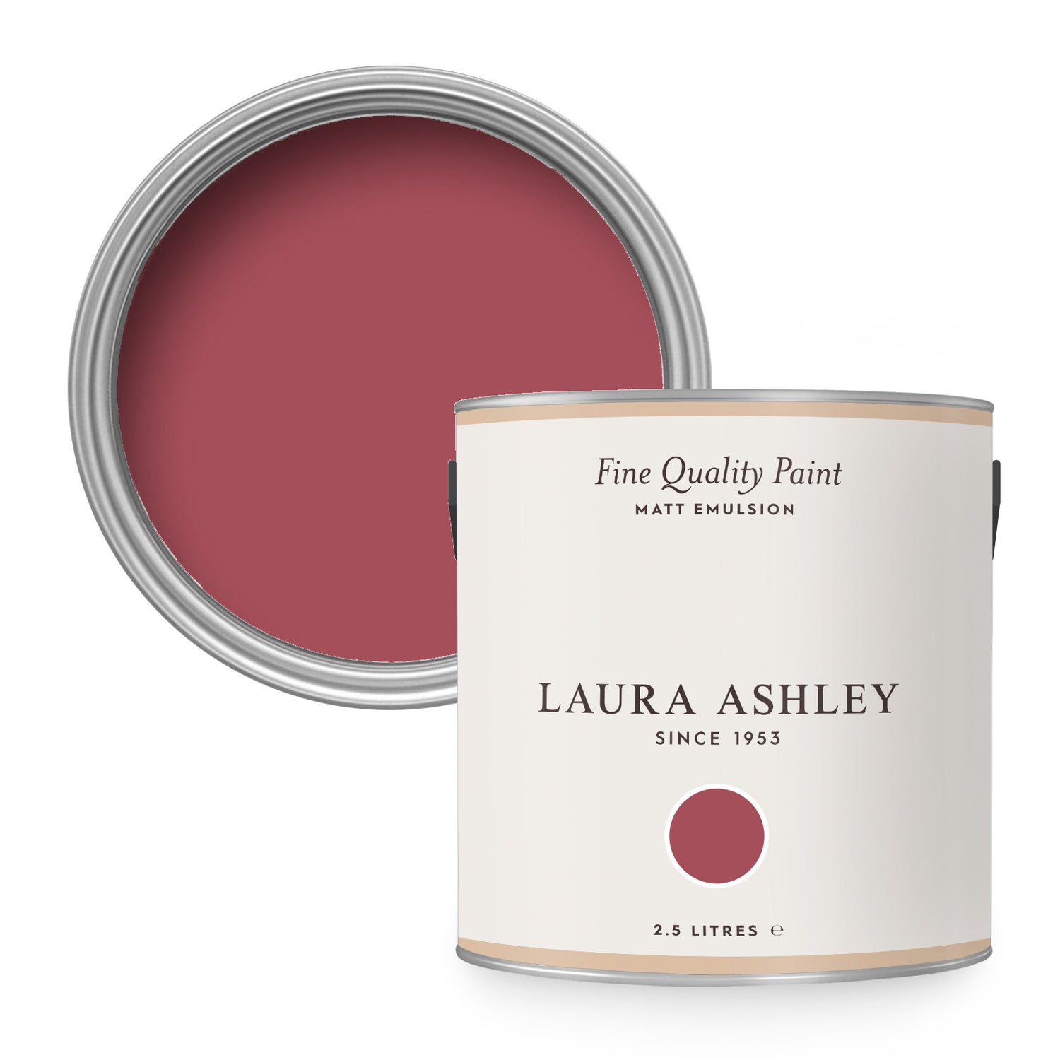 Laura Ashley Muurverf Mat 2.5L Pale Rood|Paars