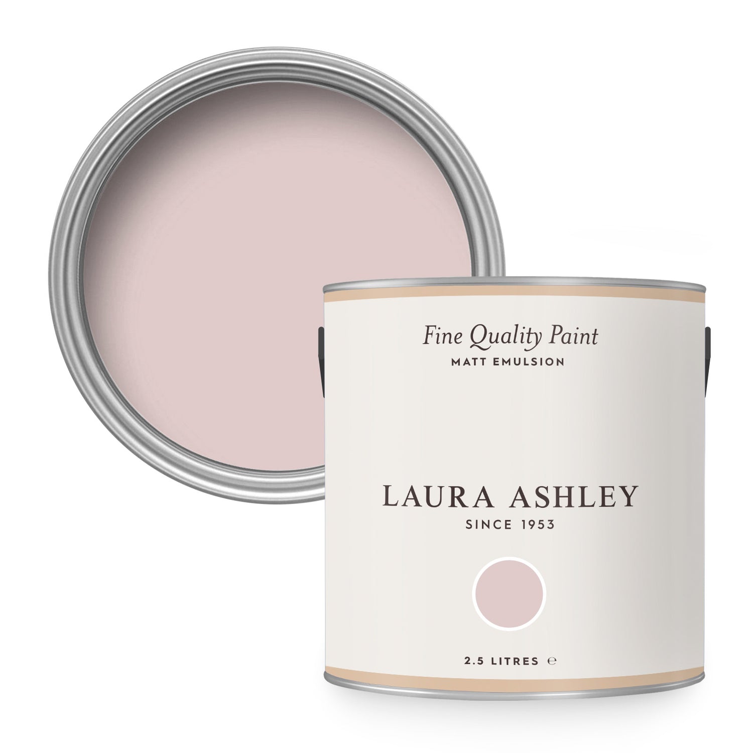 Laura Ashley Muurverf Mat 2.5L Blush Roze