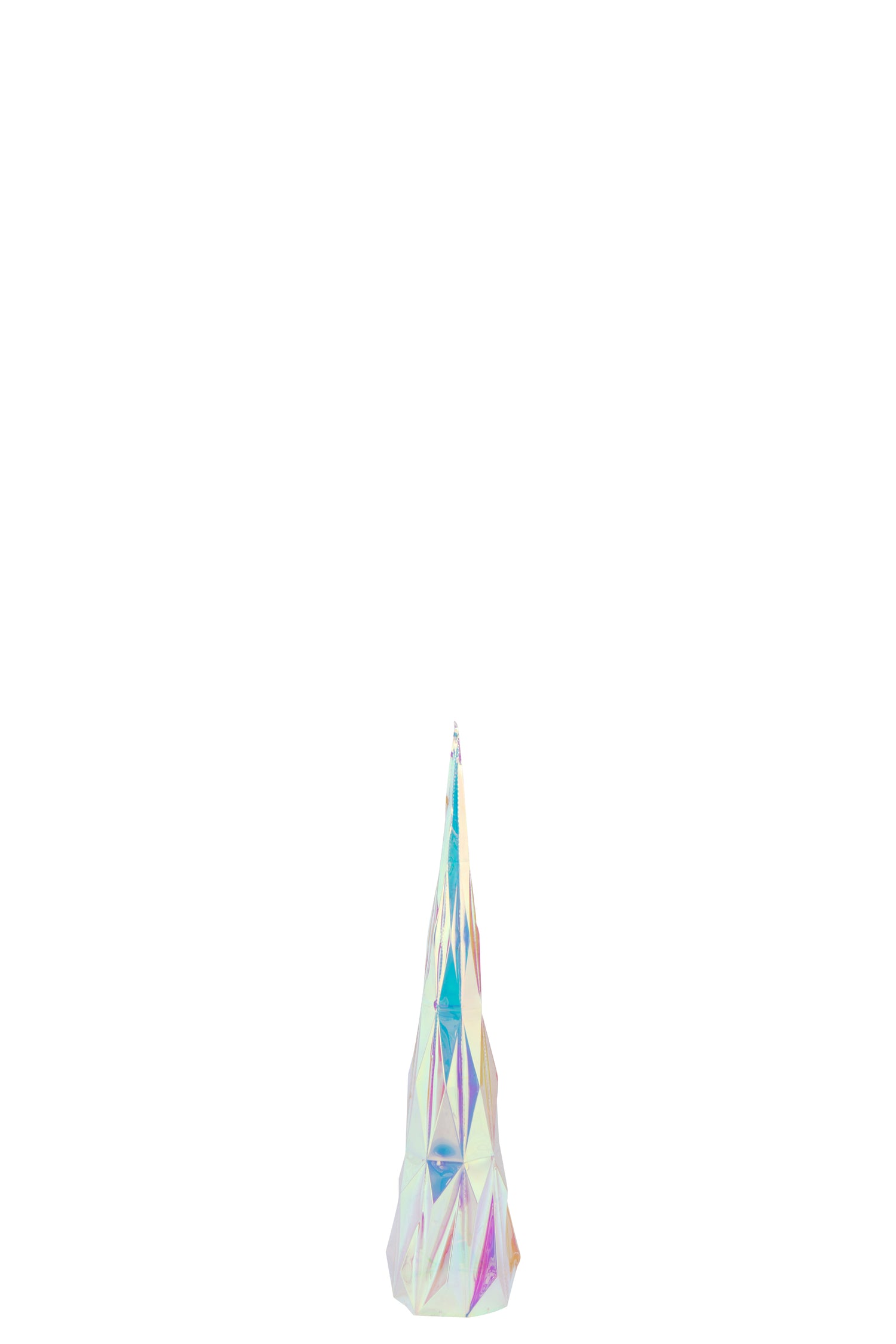 J-Line decoratie Boom - kunststof - mix - small - LED lichtj