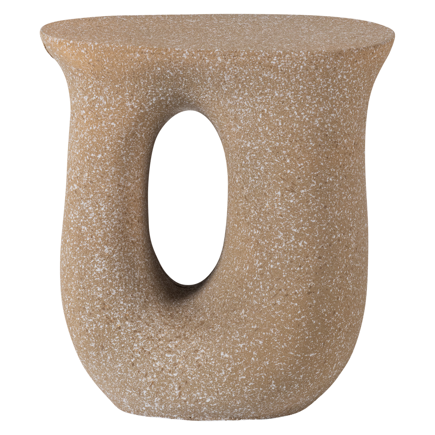 WOOOD Mason Bijzettafel Met Spikkels - Magnesium - Groen - 45x42x33