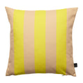FÉST Stripes & Checks Sierkussen 45 x 45 cm - Yellow / Sand