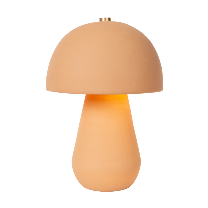 Atmooz Sacha Tafellamp - Terracotta - Oranje|Beige - H38 cm