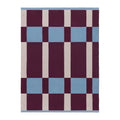 FÉST Striped Plaid 175 x 130 cm - Blue
