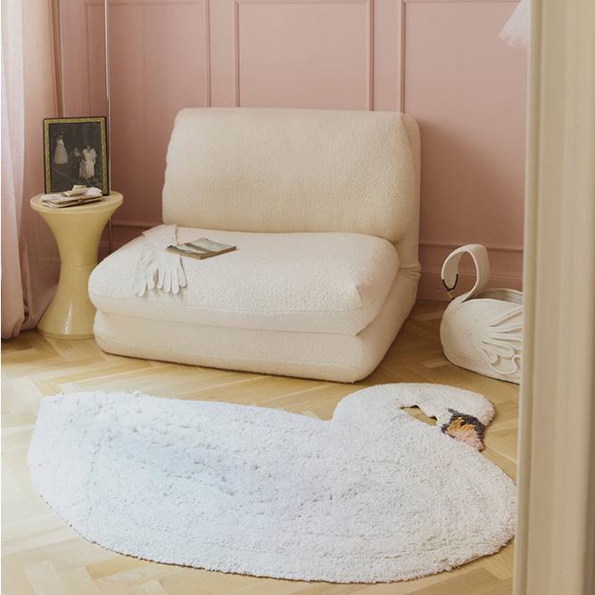 Lorena Canals Zwaan Vloerkleed 120 x 100 cm