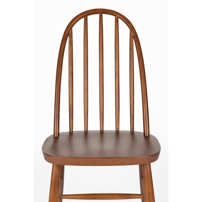 Housecraft Living Guez Eetkamerstoelen Hout Bruin donker - Set van 2