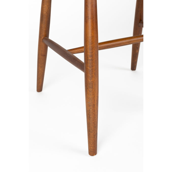 Housecraft Living Guez Eetkamerstoelen Hout Bruin donker - Set van 2