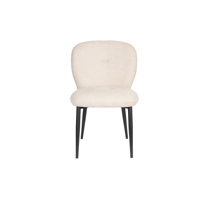 Housecraft Living Alaz Eetkamerstoelen Off-white - Set van 2 - Wit