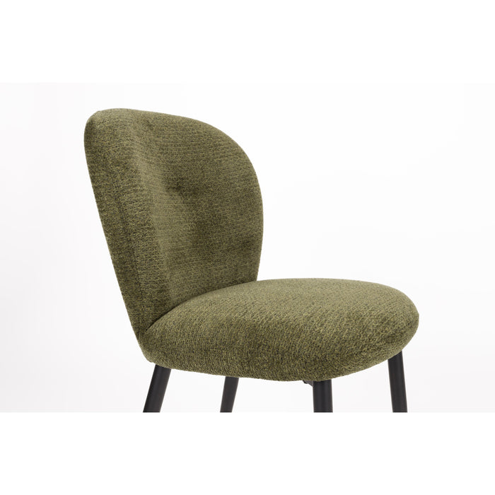 Housecraft Living Alaz Eetkamerstoelen Groen - Set van 2