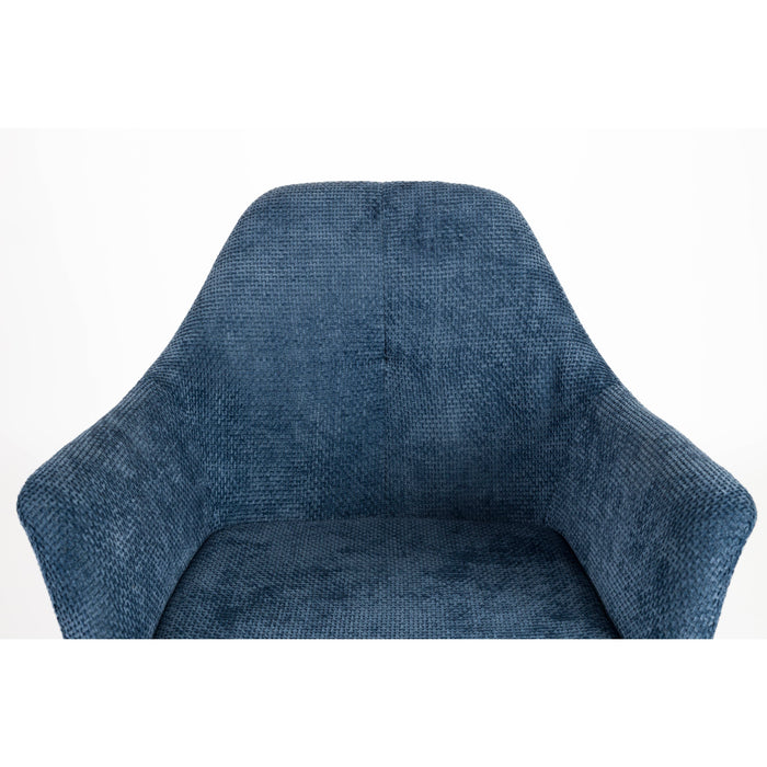 Housecraft Living Wiz Eetkamerstoelen Draaibaar Blauw - Set van 2