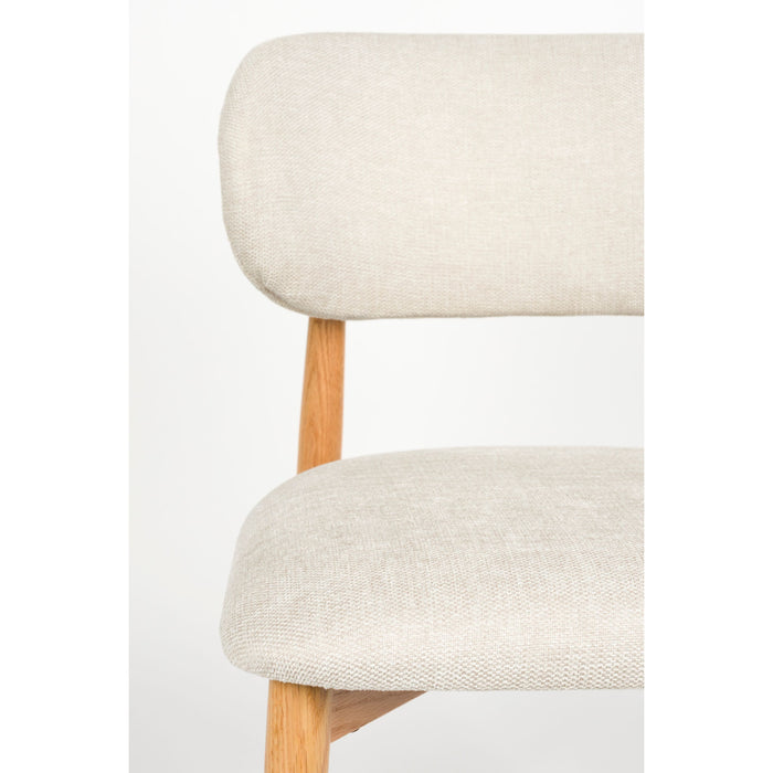 Housecraft Living Elle Eetkamerstoelen Beige - Set van 2