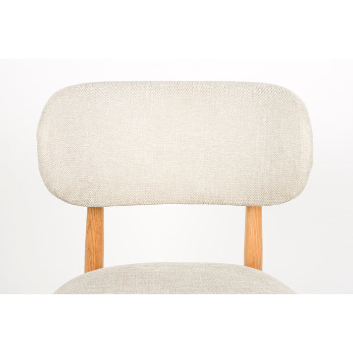 Housecraft Living Elle Eetkamerstoelen Beige - Set van 2